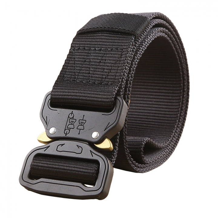 Military Equipment Army Tactical Belt Men Thicken Metal Buckle Sturdy Nylon Belt Combat Belts