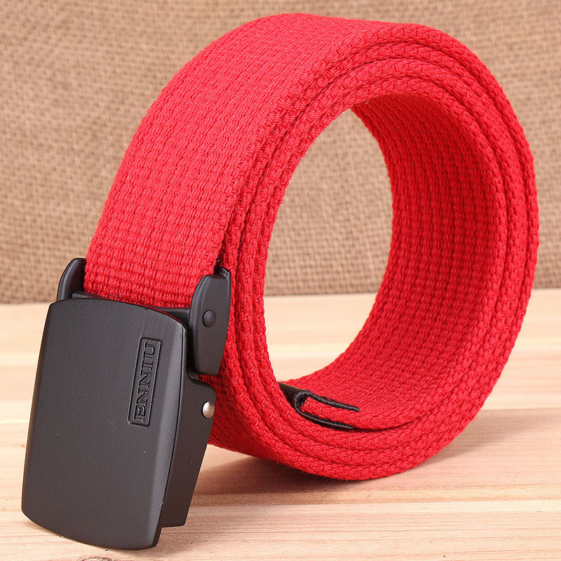 Thickened canvas belt, casual outdoor belt, men's Korean version of tidal belt.