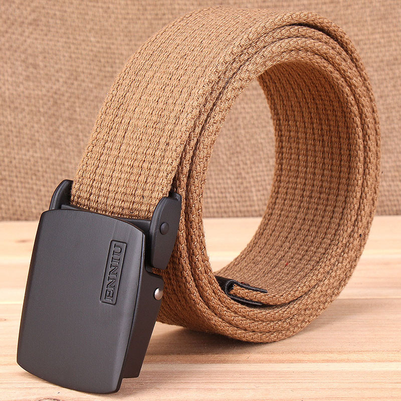 Thickened canvas belt, casual outdoor belt, men's Korean version of tidal belt.