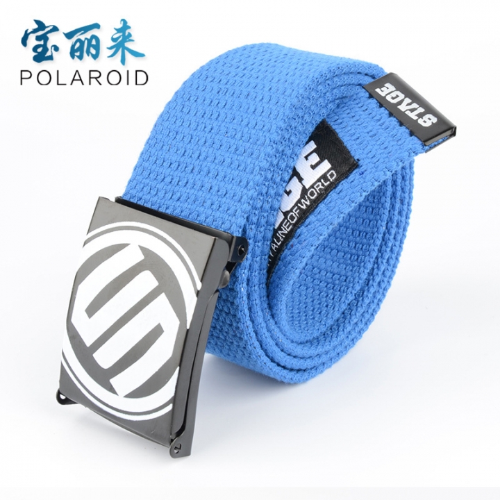 New teenage casual student pants, belts, men and women, fashion trends, canvas belts