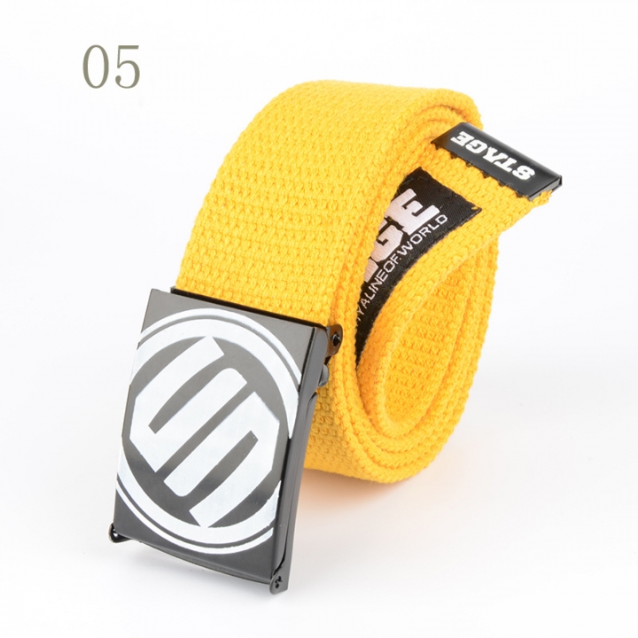 New teenage casual student pants, belts, men and women, fashion trends, canvas belts