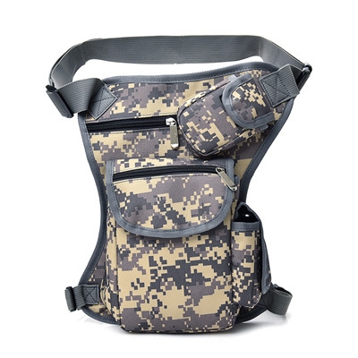 pack outdoor tactical multi function leg bag, men's bag leisure sports waist bag fishing tackle bag