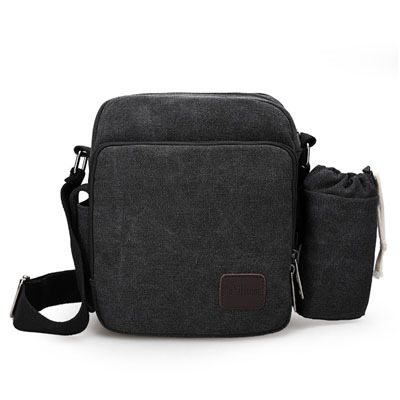 New Retro canvas men's bag men's leisure bag multi function men's single shoulder bag D6663-S