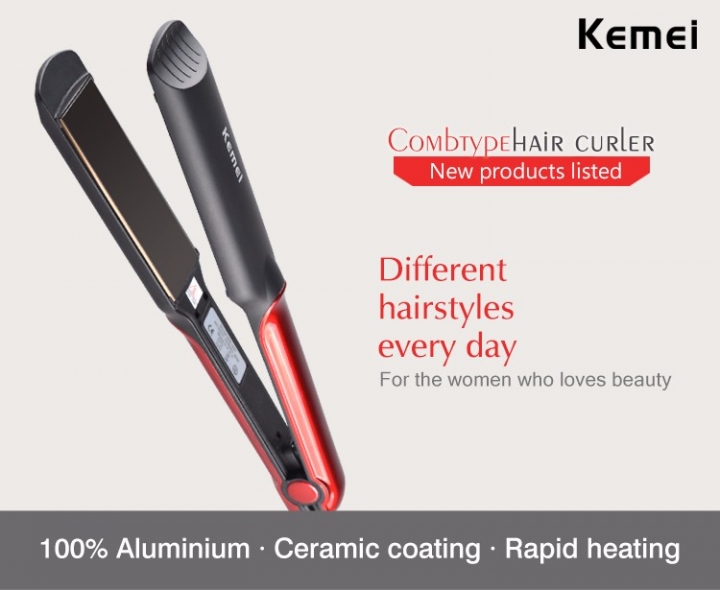 Professional Hair Straightener Ceramic Flat Irons Iron Pranchas Cabelo Curling Corn Styling Tools