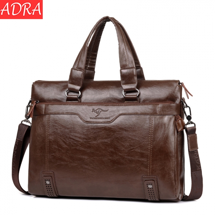 ADRA Men's Handbag High-capacity Business Briefcase Fashion Shoulder Messenger Bag