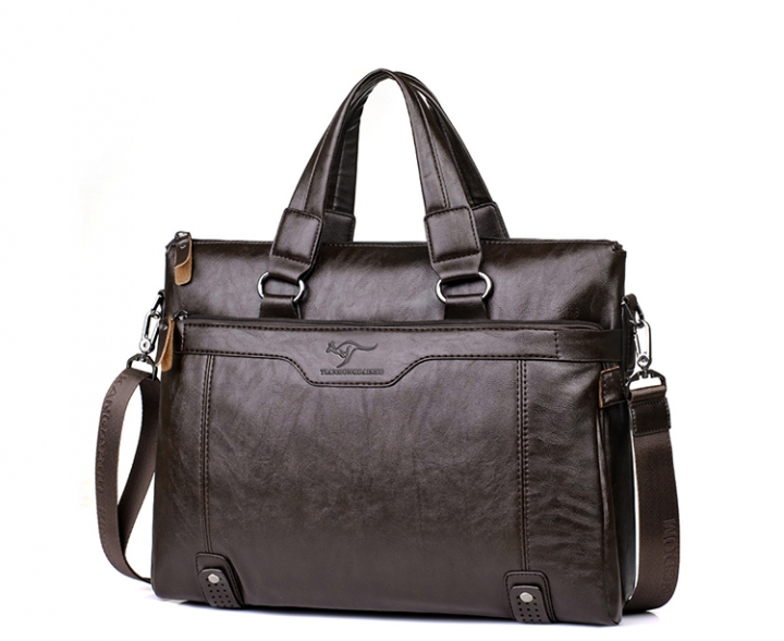 ADRA Men's Handbag High-capacity Business Briefcase Fashion Shoulder Messenger Bag