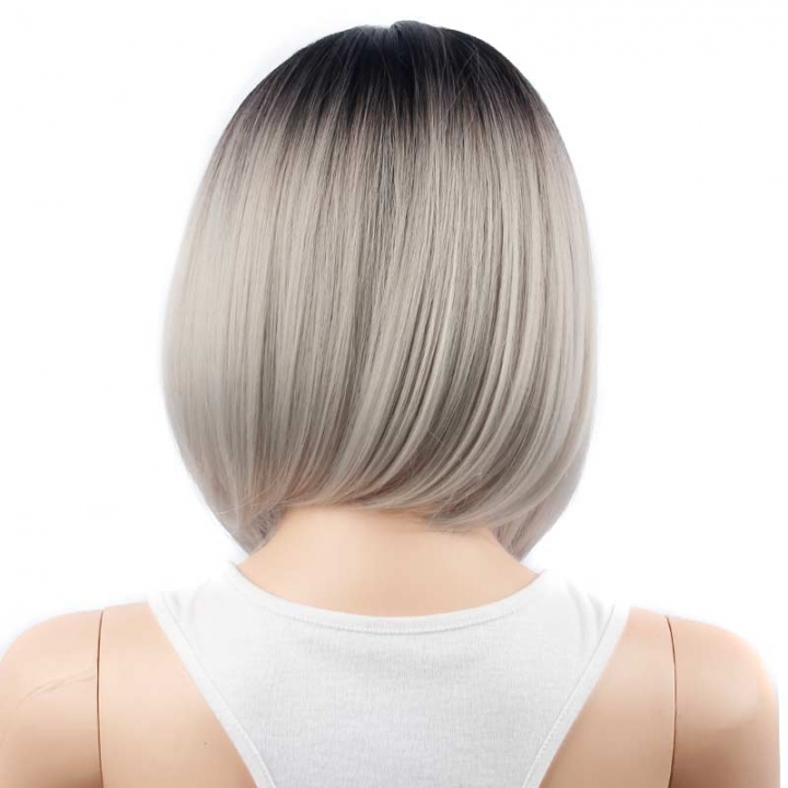 ADRA 13 inch women unique short gradient color wig party hair sexy wear new style wigs