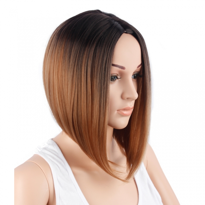 ADRA 13 inch women unique short gradient color wig party hair sexy wear new style wigs