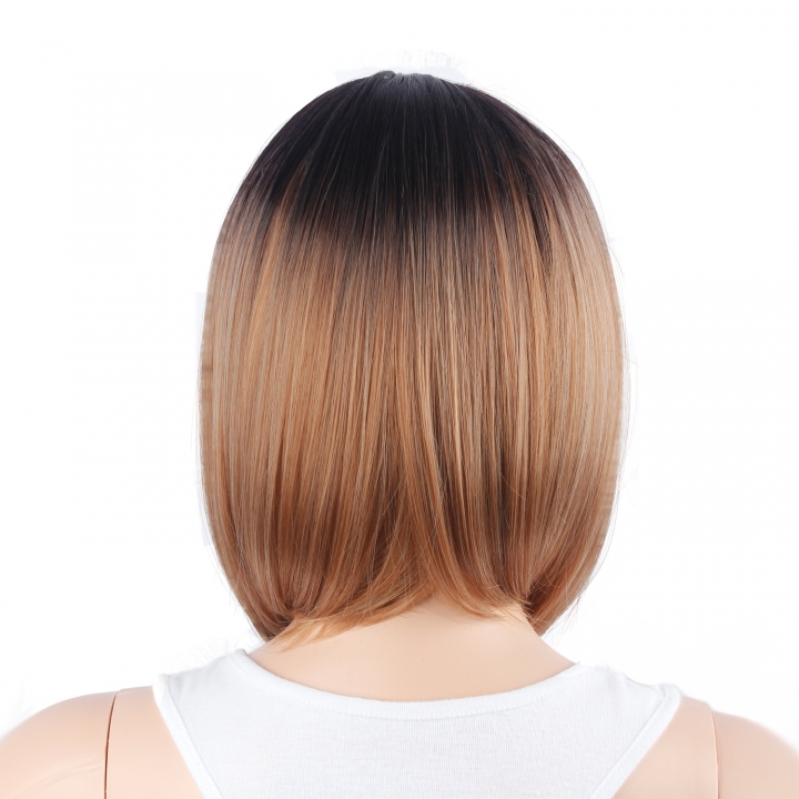 ADRA 13 inch women unique short gradient color wig party hair sexy wear new style wigs