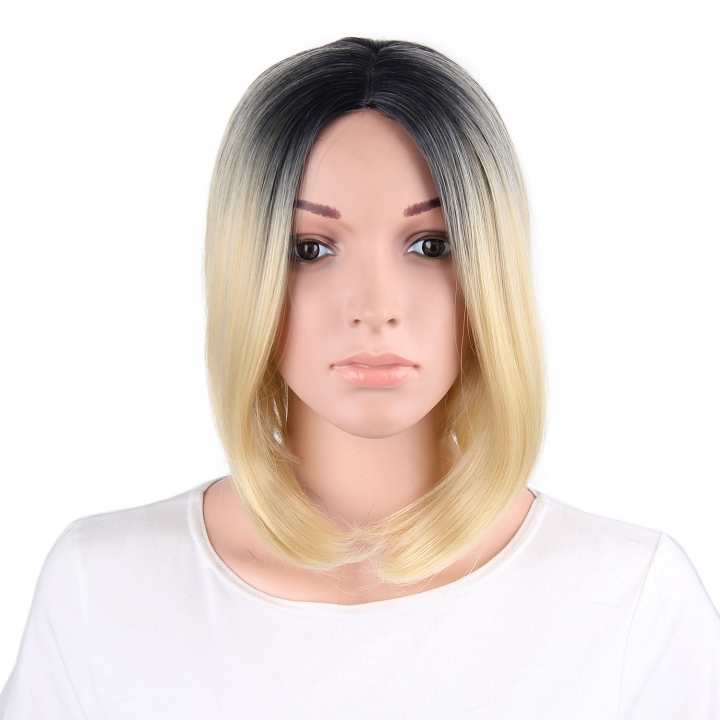 ADRA 13 inch women unique short gradient color wig party hair sexy wear new style wigs