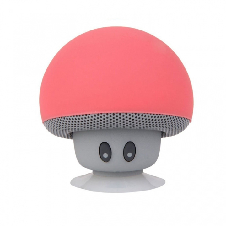 ADRA Mushroom Head Wireless Bluetooth Speaker Creative Portable Desktop Phone Holder Mini Speaker