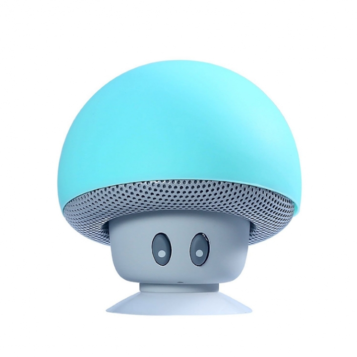 ADRA Mushroom Head Wireless Bluetooth Speaker Creative Portable Desktop Phone Holder Mini Speaker