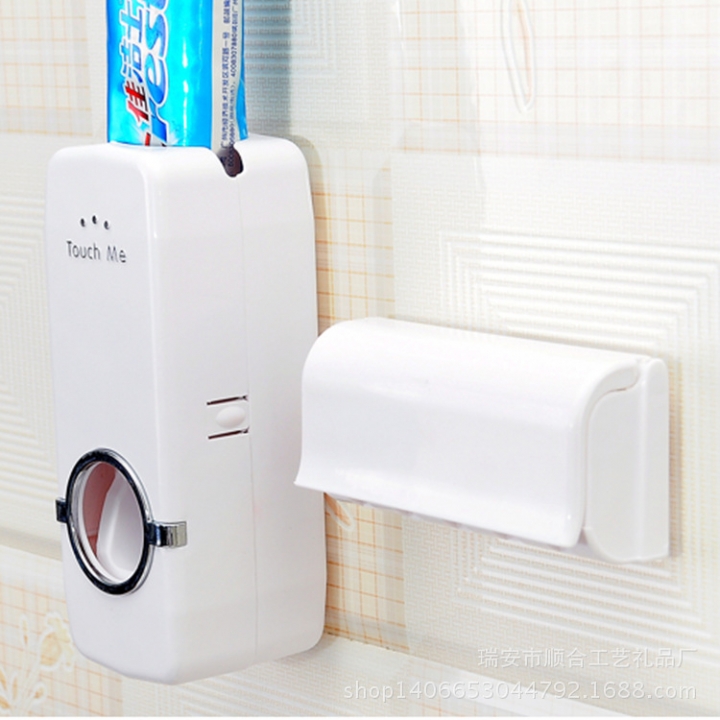Automatic Toothpaste Squeeze Creative Toothpaste Extruder Dispenser Family Toothbrush Holder Set