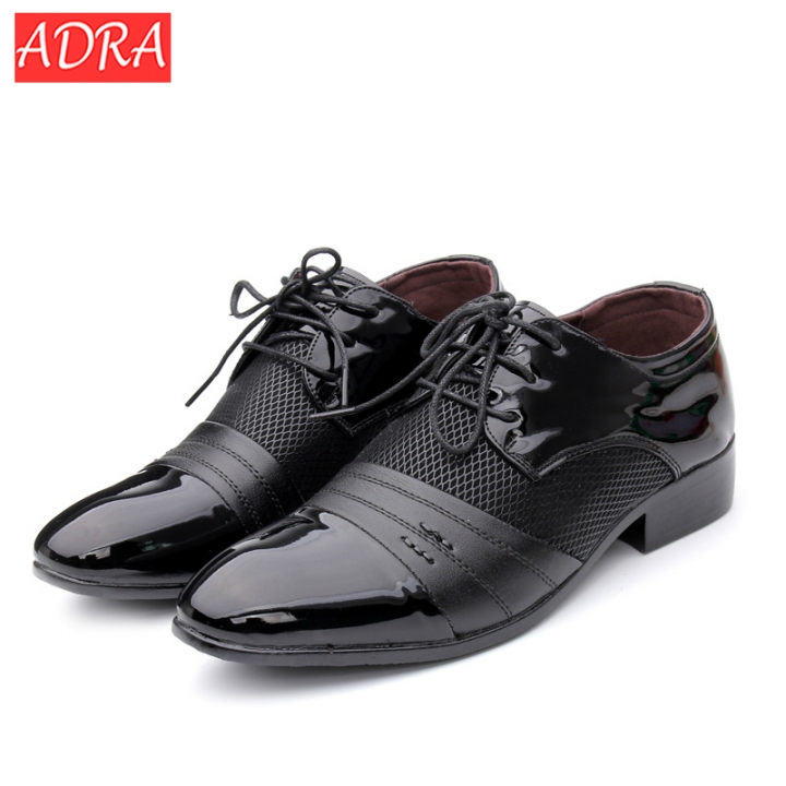 Men pu Leather Shoes Men's Flats Formal Shoes Classic Business Dress Wedding Shoes Luxury Brand