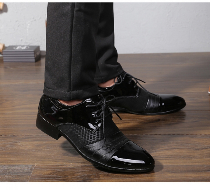 Men pu Leather Shoes Men's Flats Formal Shoes Classic Business Dress Wedding Shoes Luxury Brand