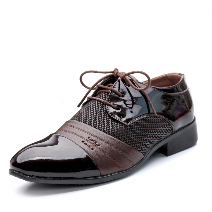 Men pu Leather Shoes Men's Flats Formal Shoes Classic Business Dress Wedding Shoes Luxury Brand