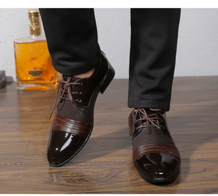 Men pu Leather Shoes Men's Flats Formal Shoes Classic Business Dress Wedding Shoes Luxury Brand