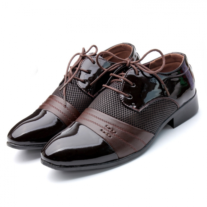 Men pu Leather Shoes Men's Flats Formal Shoes Classic Business Dress Wedding Shoes Luxury Brand