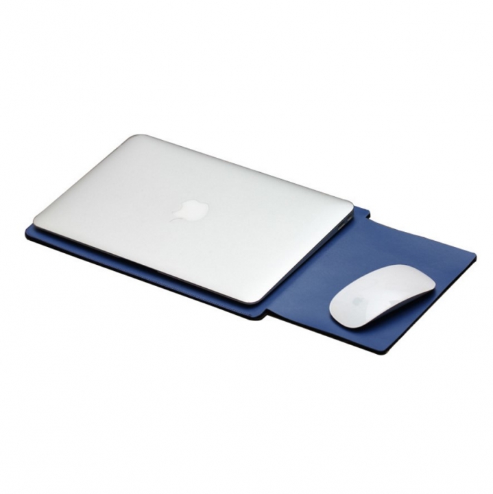 ADRA macbook air/pro 11/12/13/15 inch Protective Laptop Bag Pu Case Cover Computer Pouch Mouse Pad
