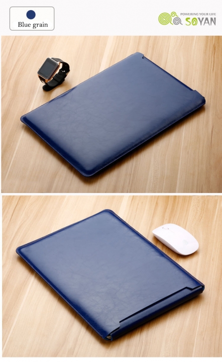 ADRA macbook air/pro 11/12/13/15 inch Protective Laptop Bag Pu Case Cover Computer Pouch Mouse Pad