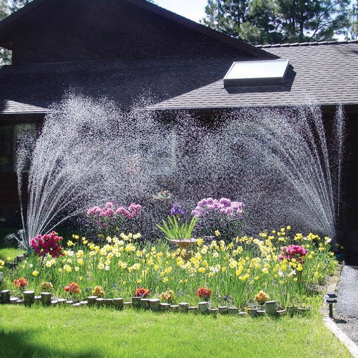 Garden Sprinkler Noodle Head 360 Degree Water Sprinkler Spray Nozzle Lawn Auto Flow Drip for Garden