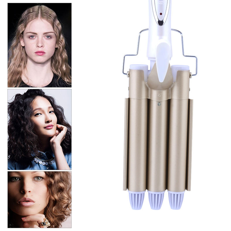 Professional Curling Iron Ceramic Triple Barrel Hair Styler Hair Waver Styling Tools Hair Curler