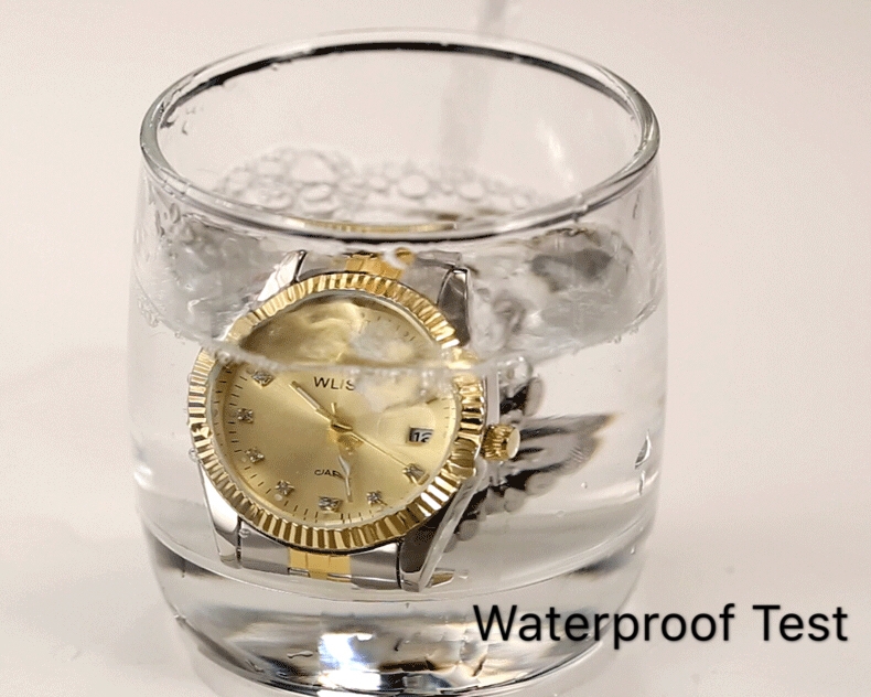 High-End WLIStH Brand 2 PCS Set Couples Wrist Watch Men Women Lovers Waterproof Quartz Wristwatches