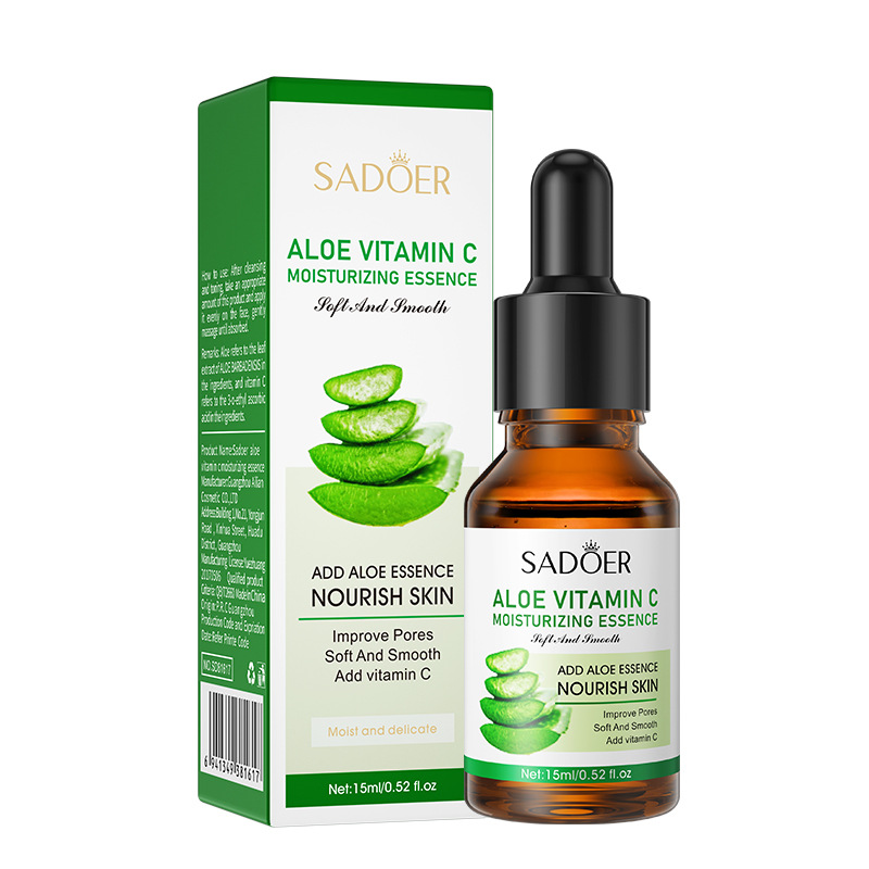4Pcs Face Serums Combo, Orange Vitamin C Serum  + Carrot Serum Essence + Aloe Serum+ Snail moisturizing Serum,Fade Dark Spots, Anti Acne, Treat Eye Bags