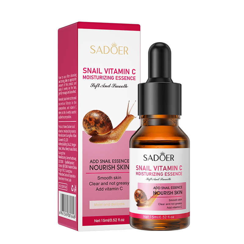 4Pcs Face Serums Combo, Orange Vitamin C Serum  + Carrot Serum Essence + Aloe Serum+ Snail moisturizing Serum,Fade Dark Spots, Anti Acne, Treat Eye Bags
