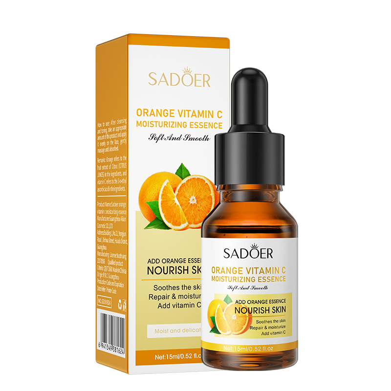 4Pcs Face Serums Combo, Orange Vitamin C Serum  + Carrot Serum Essence + Aloe Serum+ Snail moisturizing Serum,Fade Dark Spots, Anti Acne, Treat Eye Bags