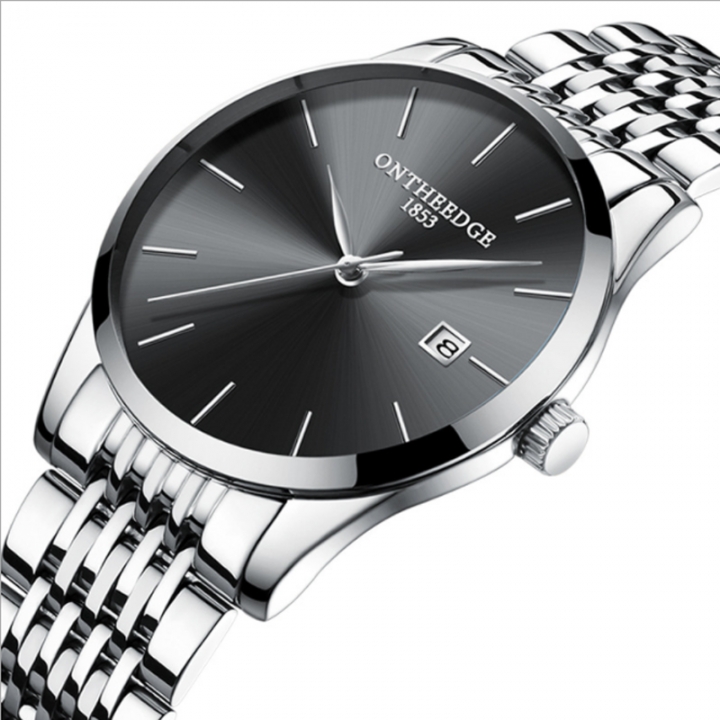 FitDisk Ultra thin fashion business quartz watch men watches waterproof wristwatch men watch