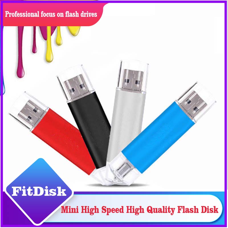 Two in one 128G 64G 32G OTG USB Flash Drives for micro mobile phone and computer flash disk flashdisk USB flash drive flash disks  flashdisks  flashdisk Flashdrive Flashdrives