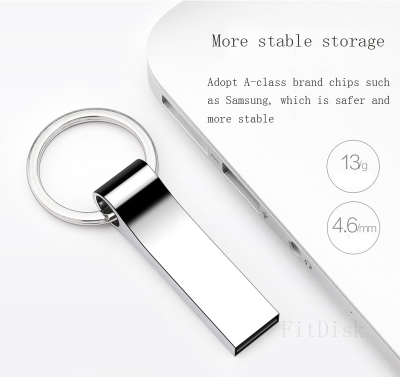 New All Metal Flash Disk 32G 64G flash drive flashdisk U disk flashdrive Memory Card USB Adapte USB Flash Drives  flashdisks  flash disks  flash drive  pen drive pendrive flashdrives Data Storage >