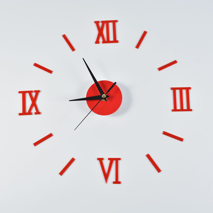 FitDisk New Creative Acrylic DIY Wall Clock 3D stereo wallclock Silent movement Home Clocks Home & Kitchen > Home Decor > Clocks > Wall Clocks WallClocks
