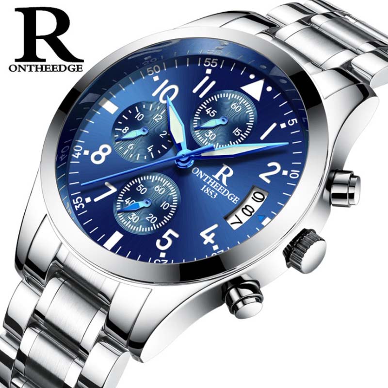 FitDisk Swiss New waterproof fashion business watch men watches Men's Night Light men watch  Fashion Accessories > Watches > Men watches > Quartz Watches