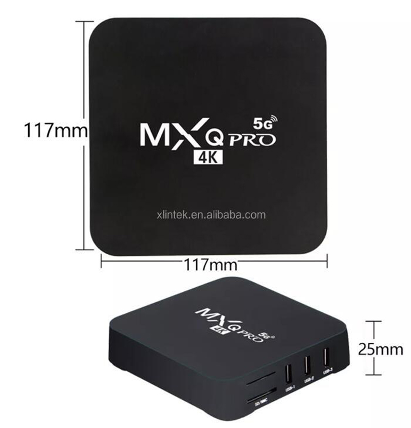 MXQ Pro  4G + 32G 2G+16G 1G+8G Android 10.1 4K HD - 5G - Smart Tv Box network player Digital TV Receiver TvBox  Smart TVBOX Media Player Upgraded Version Television & Video > Streaming Media Players