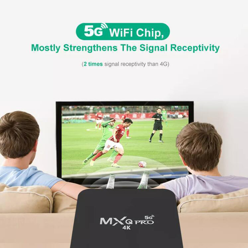 MXQ Pro  4G + 32G 2G+16G 1G+8G Android 10.1 4K HD - 5G - Smart Tv Box network player Digital TV Receiver TvBox  Smart TVBOX Media Player Upgraded Version Television & Video > Streaming Media Players