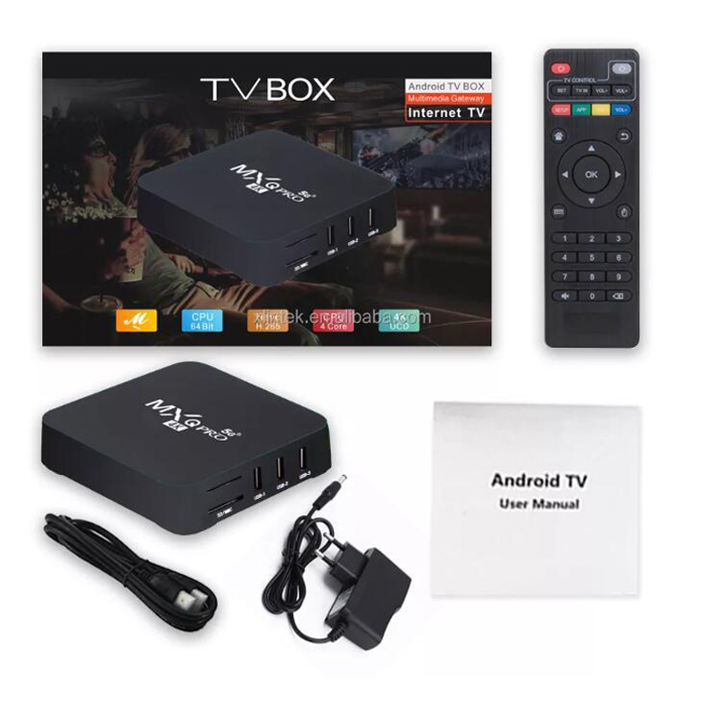 MXQ Pro  4G + 32G 2G+16G 1G+8G Android 10.1 4K HD - 5G - Smart Tv Box network player Digital TV Receiver TvBox  Smart TVBOX Media Player Upgraded Version Television & Video > Streaming Media Players