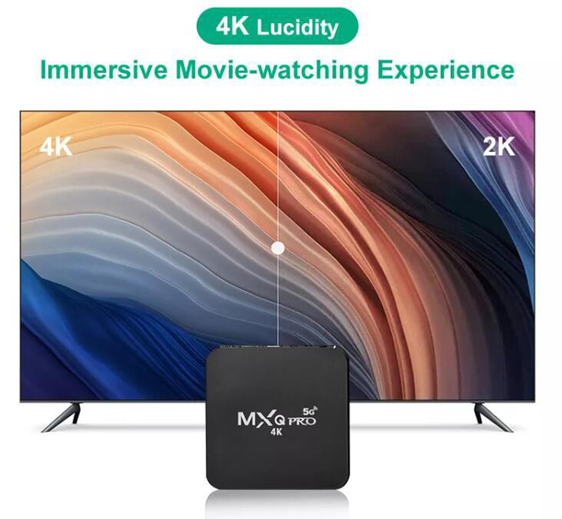 MXQ Pro  4G + 32G 2G+16G 1G+8G Android 10.1 4K HD - 5G - Smart Tv Box network player Digital TV Receiver TvBox  Smart TVBOX Media Player Upgraded Version Television & Video > Streaming Media Players