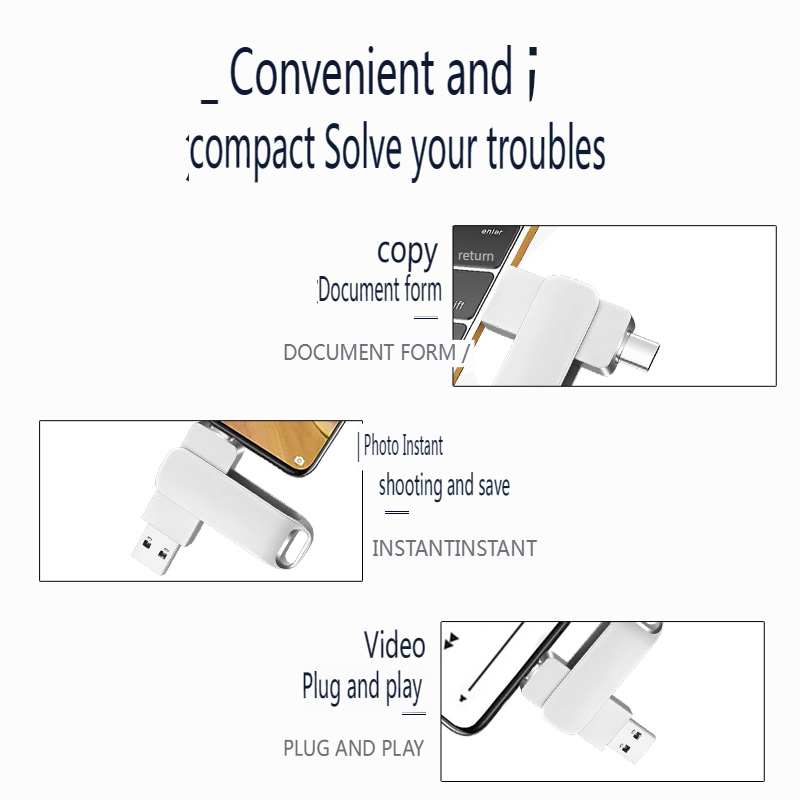 Dual interface type-C computer dual-use USB 3.0 flash drives 32G 64G 128G 256G metal high-speed flash drive flash disk flashdisk flash disks flashdrive pen drive pendrive flashdrives flashdisks  128G