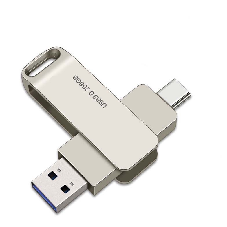 2 in1 OTG Dual interface type-C USB 3.0 flash drives 32G 64G 128G 256G metal flash drive flash disk flashdisk flash disks flashdrive pen drive pendrive flashdrives flashdisks Memory Flash Disks