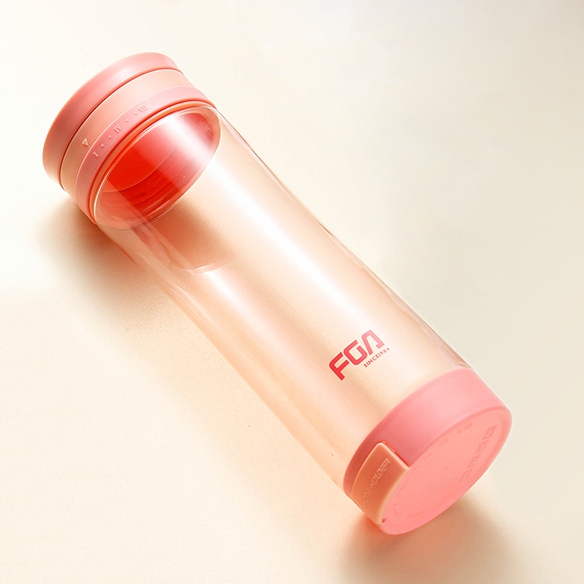 Newest Big capacity sport Mobile phone bracket Water bottle with record the number of drinking cups