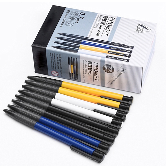 36 Pcs Classic Press 0.7mm Ballpoint Pen Stationery Office School Ball Pen
