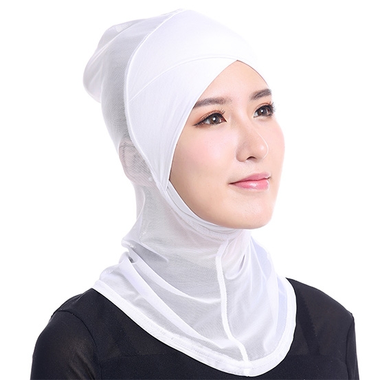 Gauze and Modal Cotton Under Scarf inner Cap Bonnet Hijab Islamic Headwear Neck Chest Cover