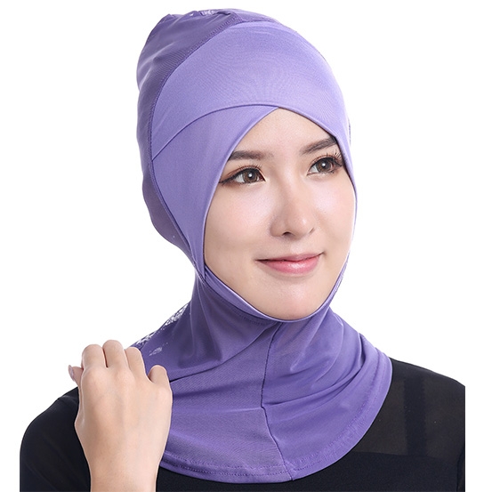 Gauze and Modal Cotton Under Scarf inner Cap Bonnet Hijab Islamic Headwear Neck Chest Cover