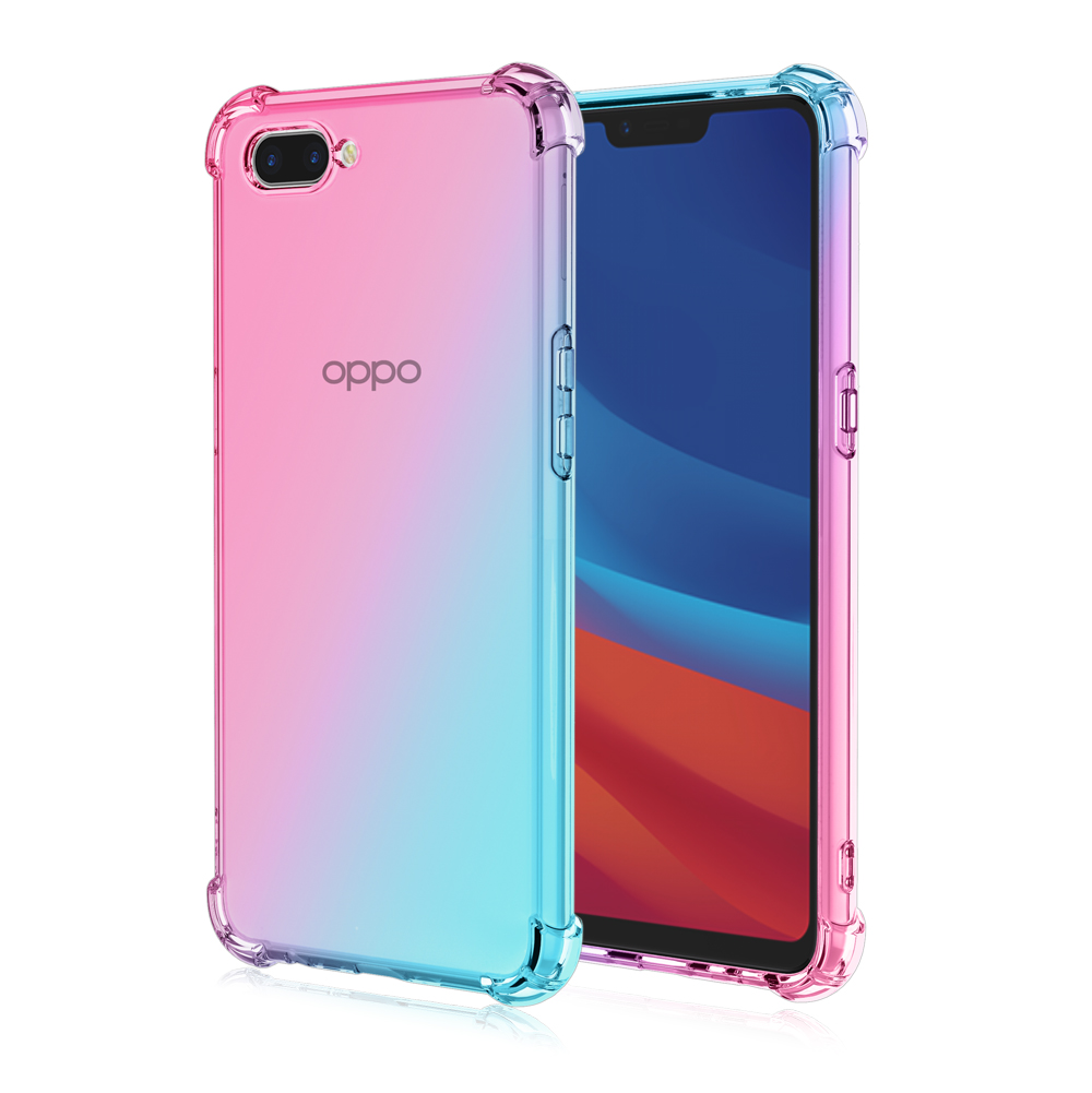 Anti-fall OPPO gradient mobile phone case for OPPO A3S case