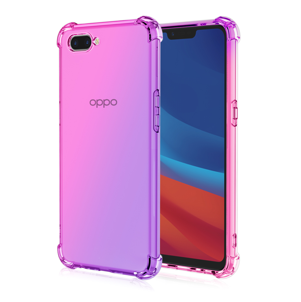Anti-fall OPPO gradient mobile phone case for OPPO A3S case