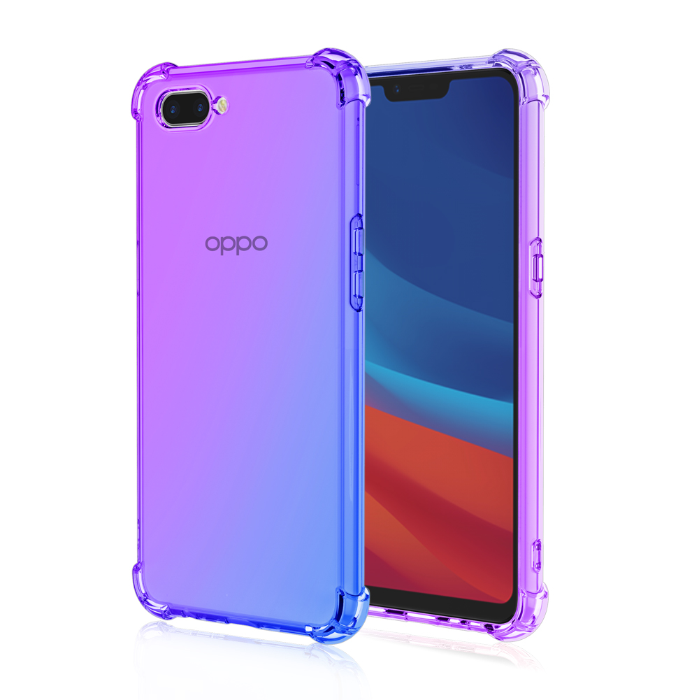 Anti-fall OPPO gradient mobile phone case for OPPO A3S case