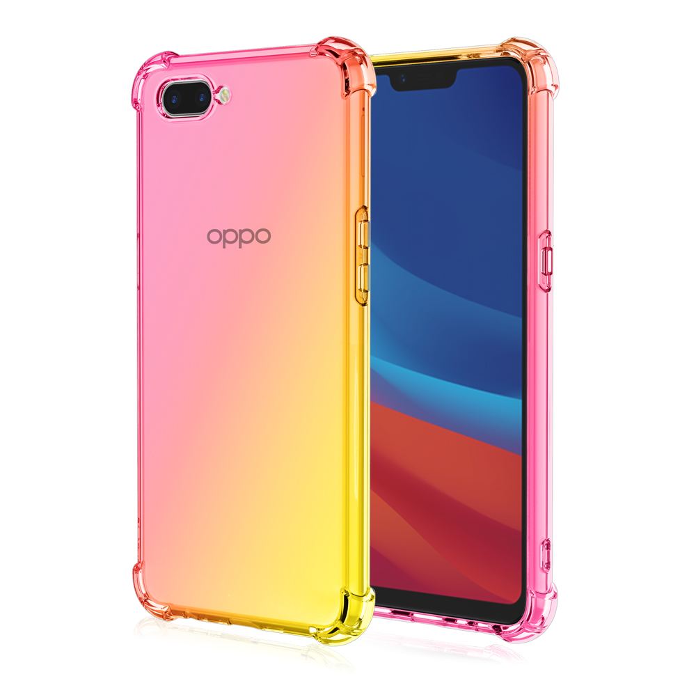 Anti-fall OPPO gradient mobile phone case for OPPO A3S case