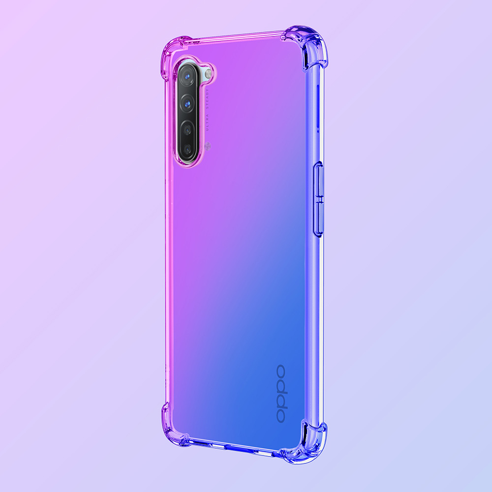 OPPO Reno 3 mobile phone case drop resistant OPPO Reno 3 gradient color mobile phone case